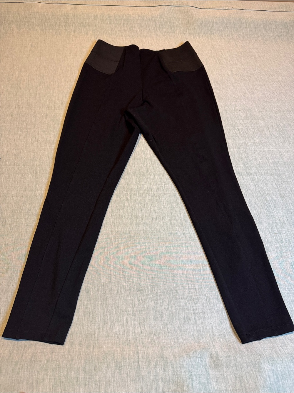 Black Women's Ponte Leggings - Classic Pull-On Style